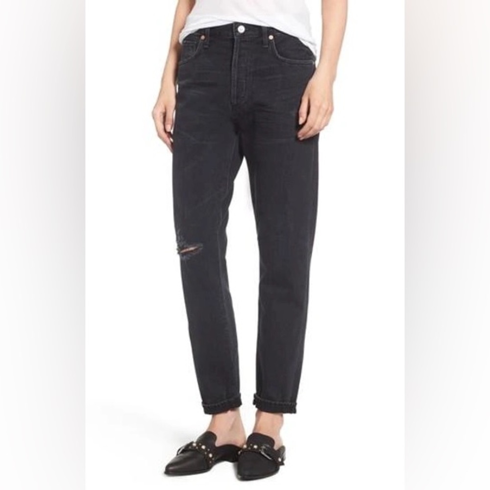 Citizens Of Humanity Liya High Waist Slim Boyfriend Jeans Sz 24